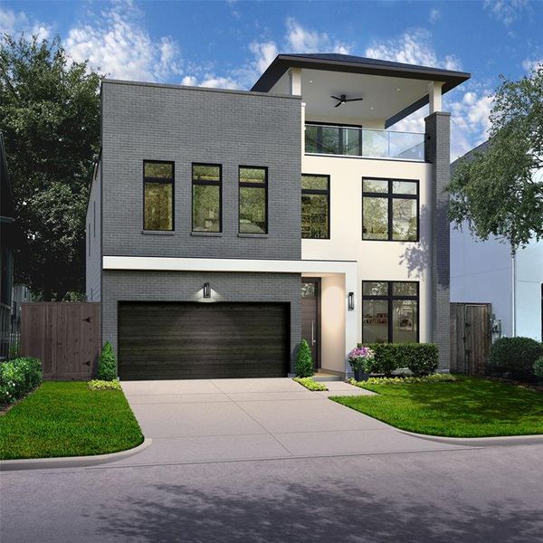 Stunning Soft Contemporary home coming to Hyde Park from Croix Custom Homes!  Striking Brick Exterior with Hardi-Plank and Stucco Accents.  There is a covered Rooftop Terrace with a Johnson Water-Proofing System and a Glass Railing.  Wonderful Floorplan with great flow and function.  A Full Wet-Bar, Second Floor Study and an Upstairs Game Room.  Elevator Capability.