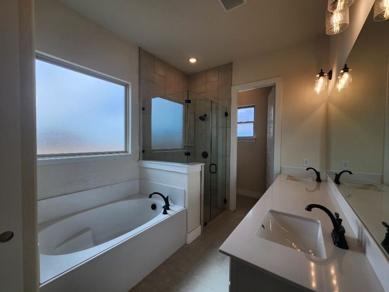 Furnished interior view inside a new home in Rocky Top, Krum (Image 4).