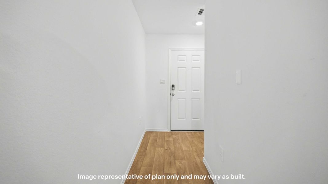 Representative unfurnished interior of a home built from the Caribou by D.R. Horton in Deer Meadows, Odessa (Image 27).
