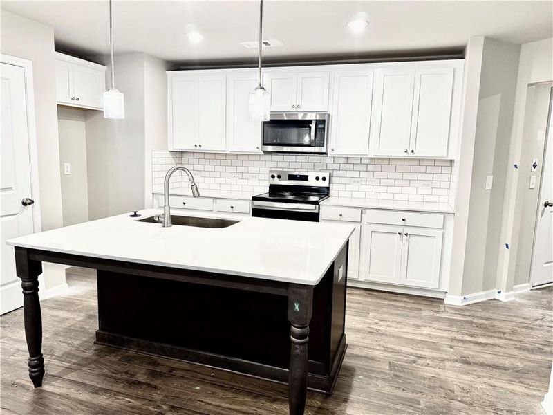 Furnished interior view inside a new home in Silver Leaf, Dawsonville (Image 5).