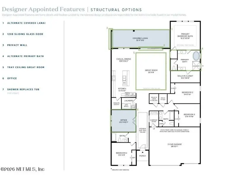 2D floor plan layout of this home in , St. Augustine, FL (Image 2). 2D floor plan layout of this home in , St. Augustine, FL (Image 2).