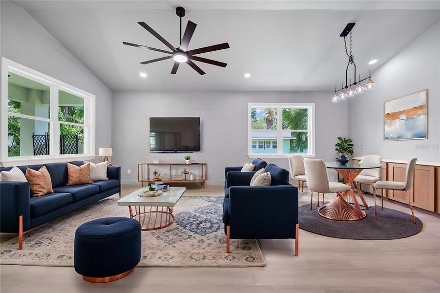 Furnished interior view inside a new home in , Orlando (Image 15).
