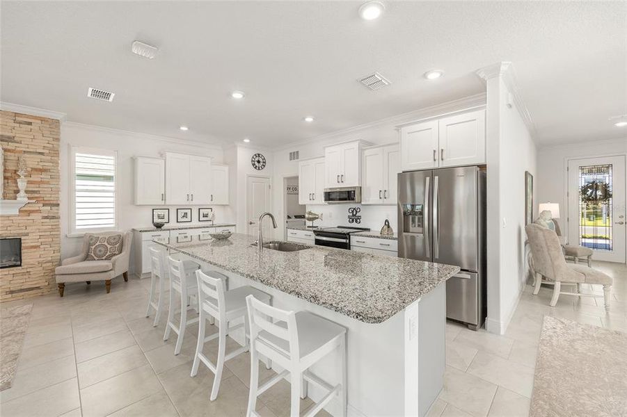 Furnished interior view inside a new home in , Ocala (Image 17).