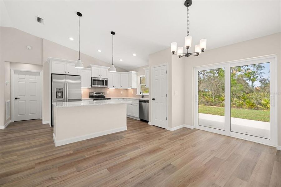 Furnished interior view inside a new home in , Sebring (Image 4).
