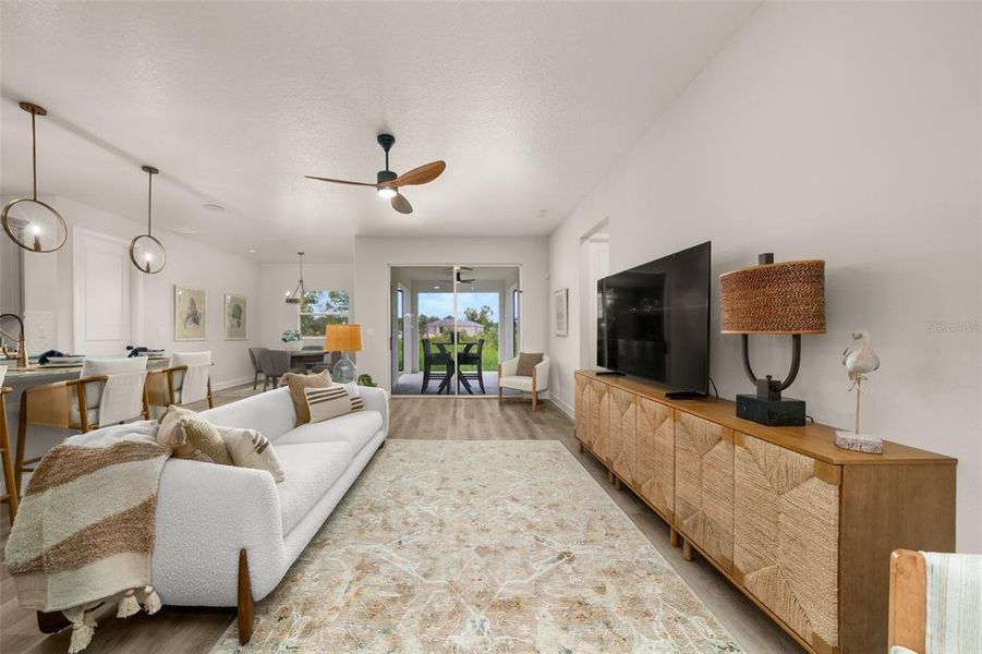 Furnished interior view inside a new home in , Sebring (Image 32).