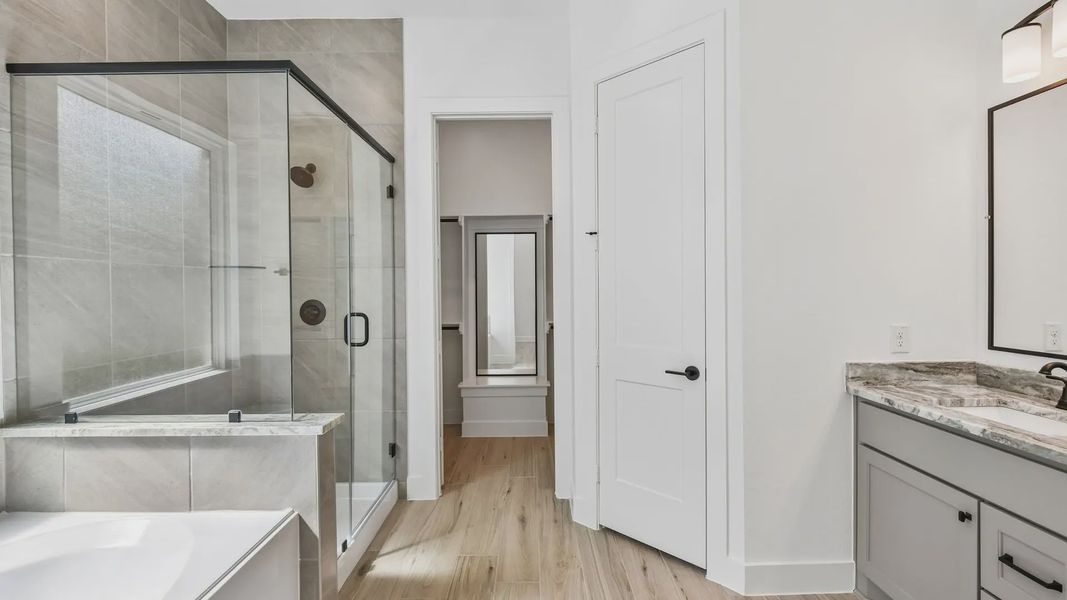 Furnished interior view inside a new home in Artavia, Conroe (Image 13).