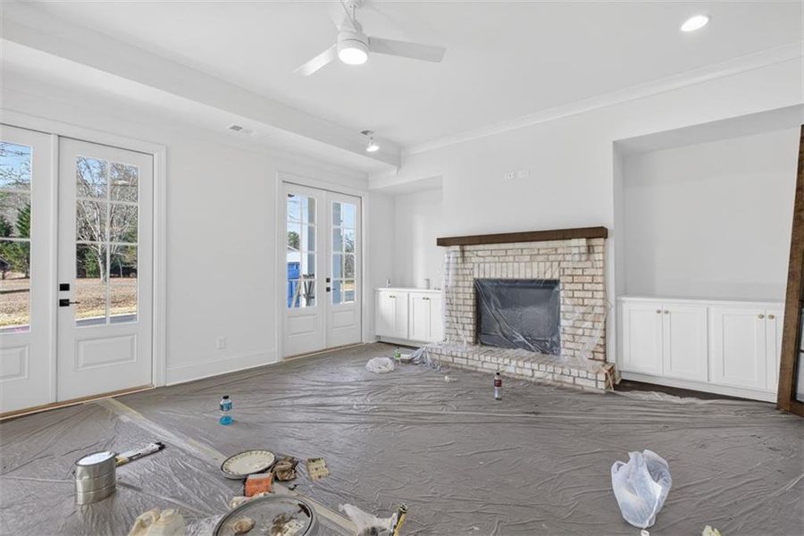 In-progress construction of a new home in , Suwanee, GA (Image 63). In-progress construction of a new home in , Suwanee, GA (Image 63).