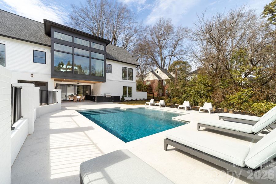Exterior details and patio area of a home in , Davidson (Image 23).