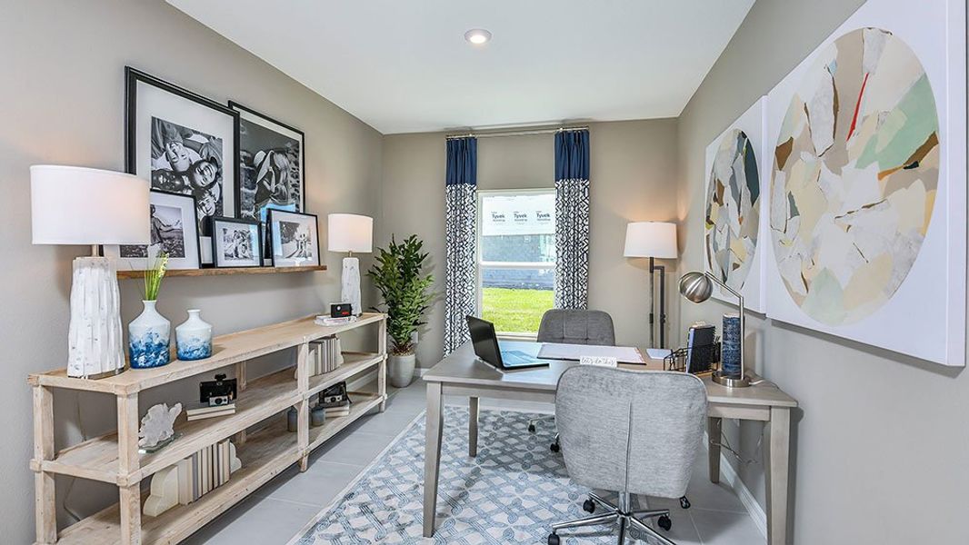 Furnished interior view inside a new home in Palm Wind, Hudson (Image 11).