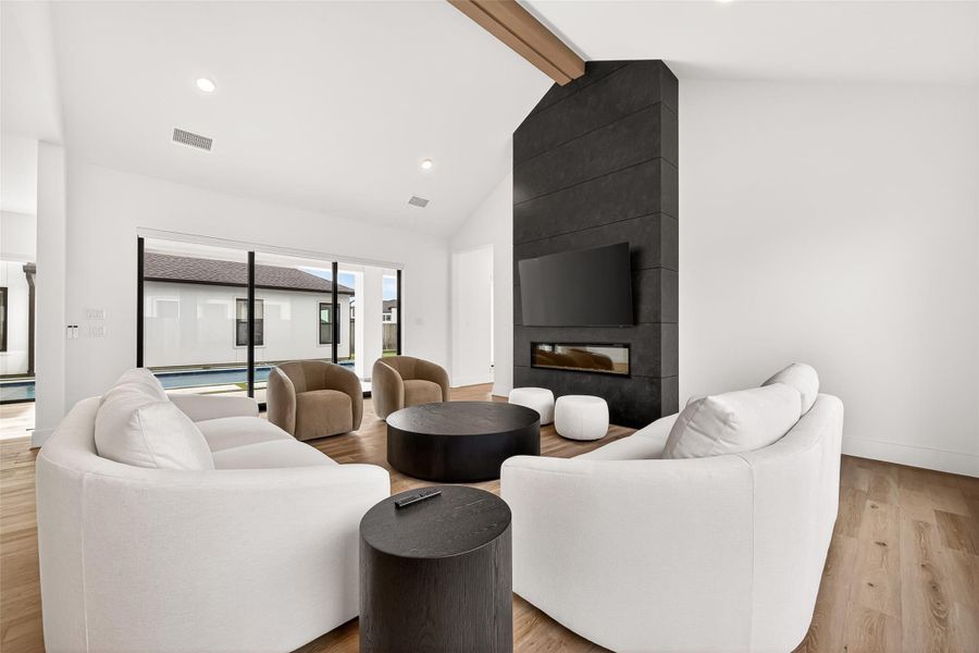 Furnished interior view inside a new home in , Richmond (Image 12).