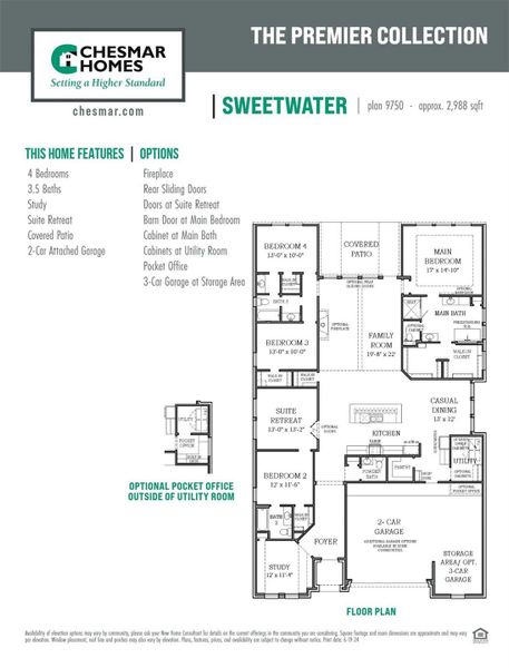 Sweetwater Floorplan