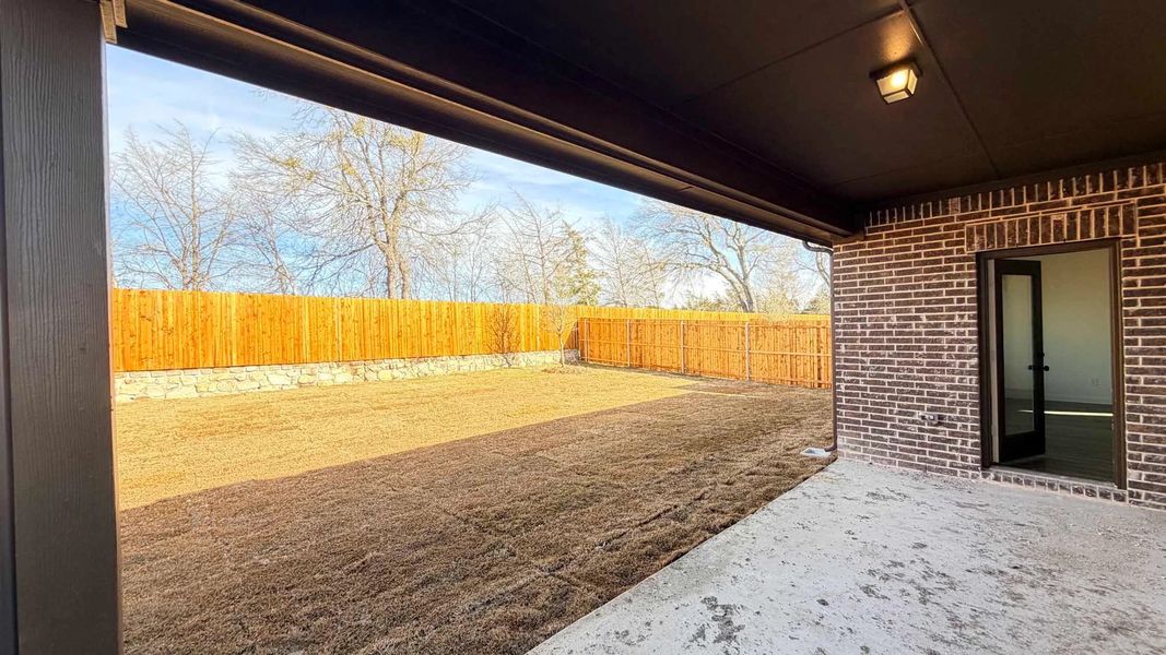 Covered Patio and Backyard Construction Progress
