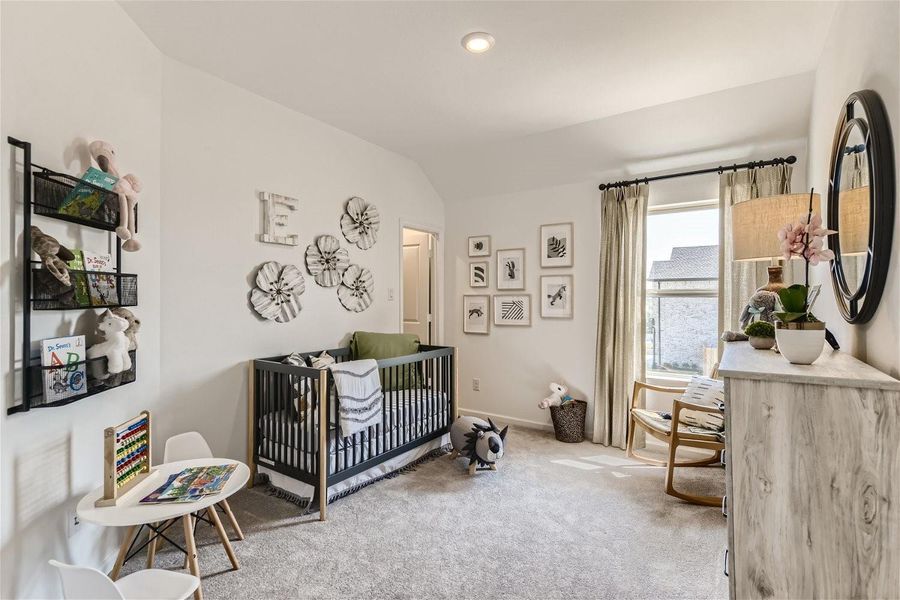 Furnished interior view inside a new home in Bridgeland, Cypress (Image 15).