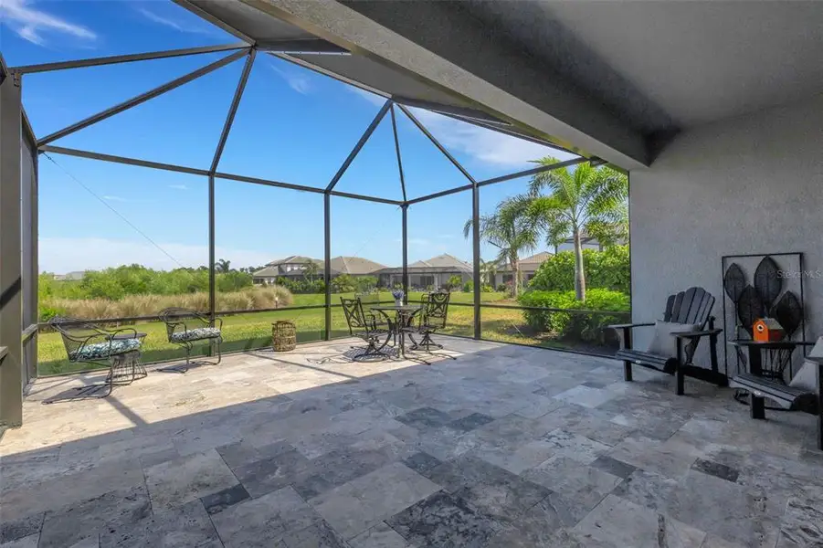 Exterior details and patio area of a home in , Bradenton (Image 29).