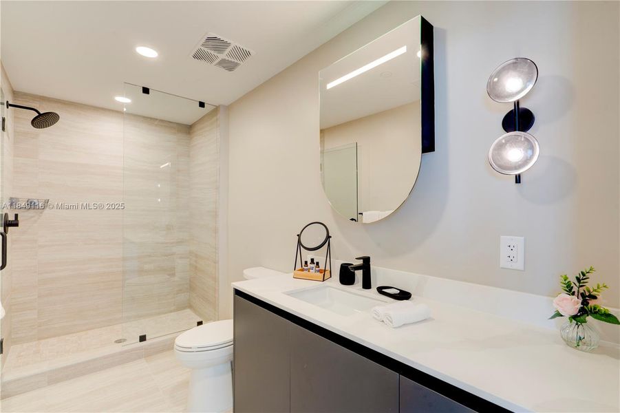 Furnished interior view inside a new home in , Miami Beach (Image 15).