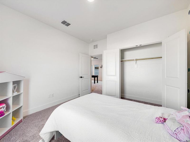 Furnished interior view inside a new home in Royal Court, Little Elm (Image 19).