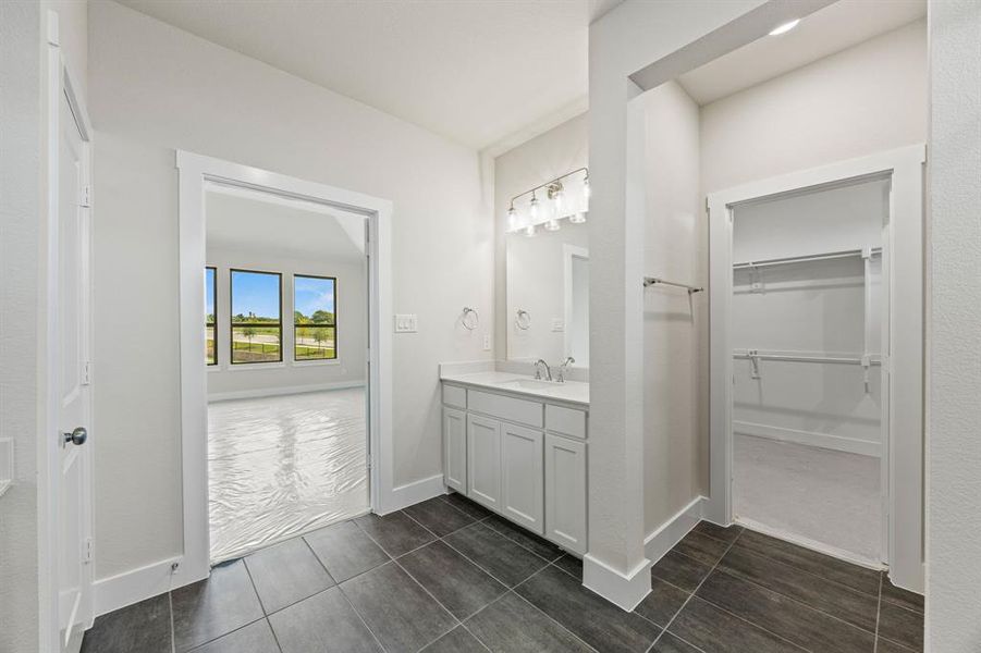 Furnished interior view inside a new home in The Heights at Uptown Celina, Celina (Image 10).