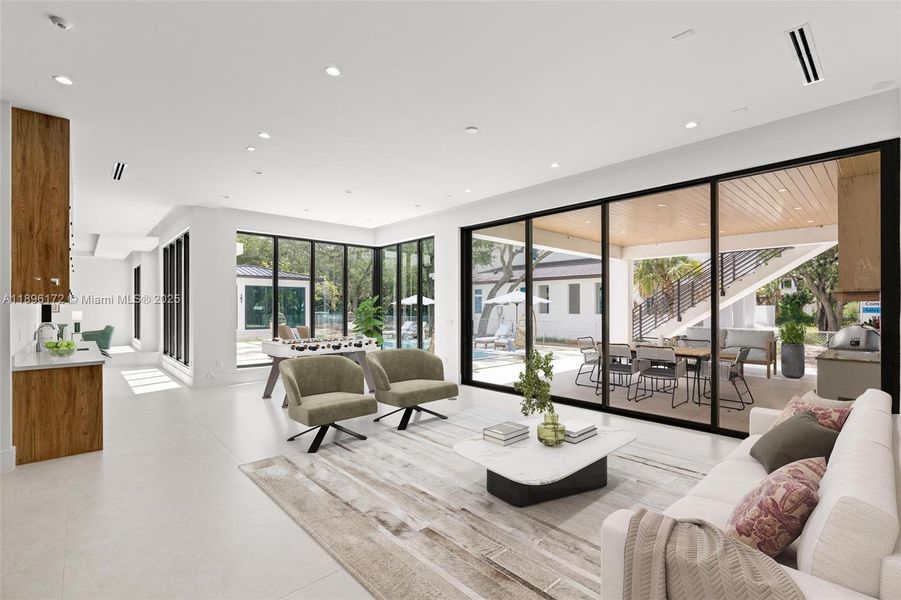 Furnished interior view inside a new home in , Palmetto Bay (Image 11). Furnished interior view inside a new home in , Palmetto Bay (Image 11).