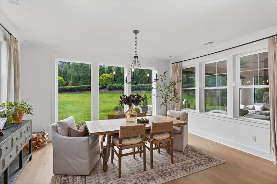 Representative furnished interior of a home built from the Laguna Sur by Classica Homes in Enclave at McKee, Charlotte (Image 43).