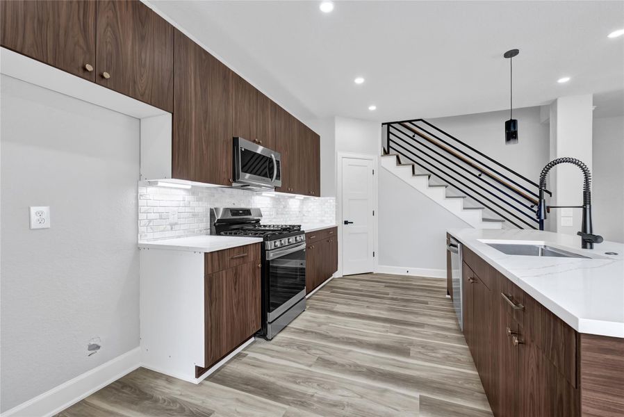 Furnished interior view inside a new home in , Houston (Image 10).