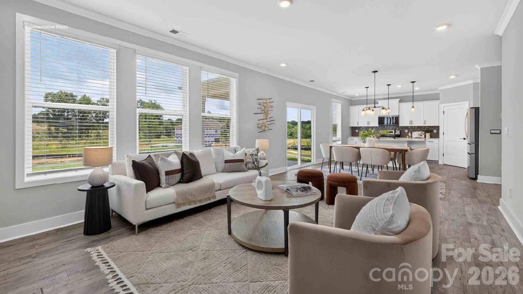 Furnished interior view inside a new home in Westport, York (Image 4).