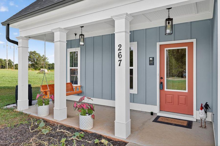 Front exterior of a new home in , Bogart, GA, highlighting curb appeal (Image 21).
