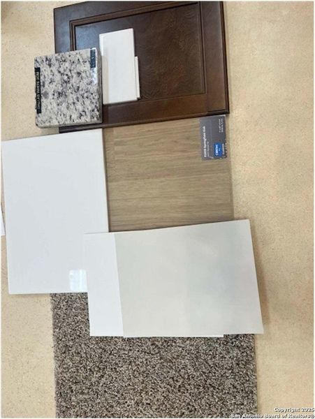 Sample of building materials used in homes in Jordan's Ranch, San Antonio (Image 31).