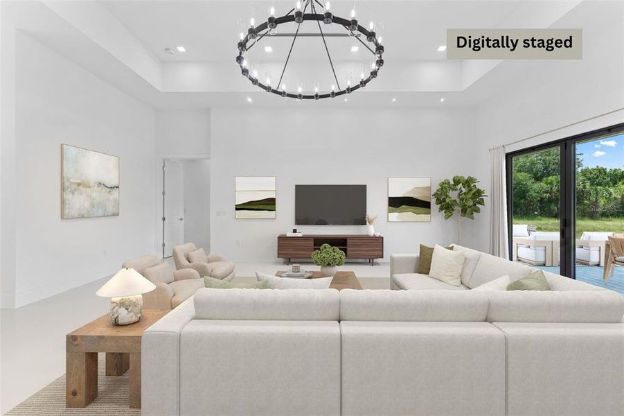 Furnished interior view inside a new home in , Palm Bay (Image 76). Furnished interior view inside a new home in , Palm Bay (Image 76).