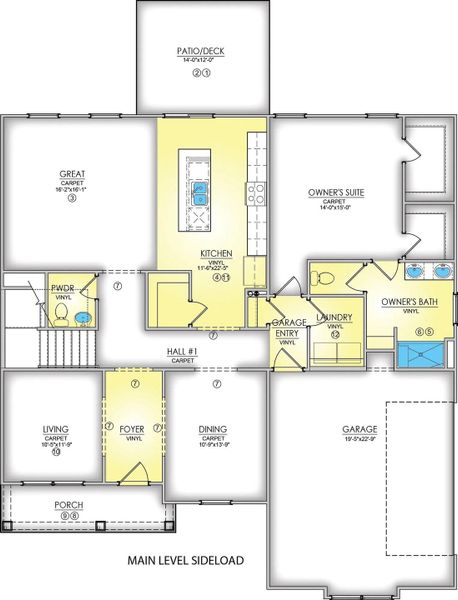 Sonoma II main floor Stock