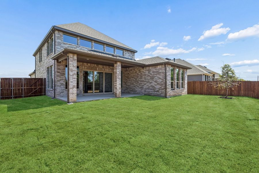 Front exterior of a new home in Parkmont – Timberbrook, Justin, TX, highlighting curb appeal (Image 30).