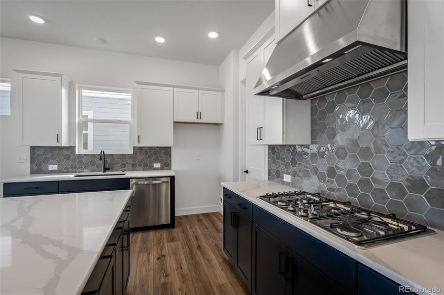 Furnished interior view inside a new home in Revel Crossing at Wolf Ranch - The Panorama Collection, Colorado Springs (Image 6).