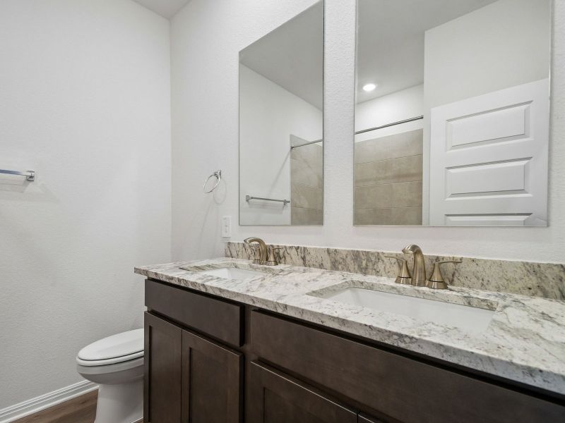 Furnished interior view inside a new home in Opal Meadows, Kyle (Image 8).