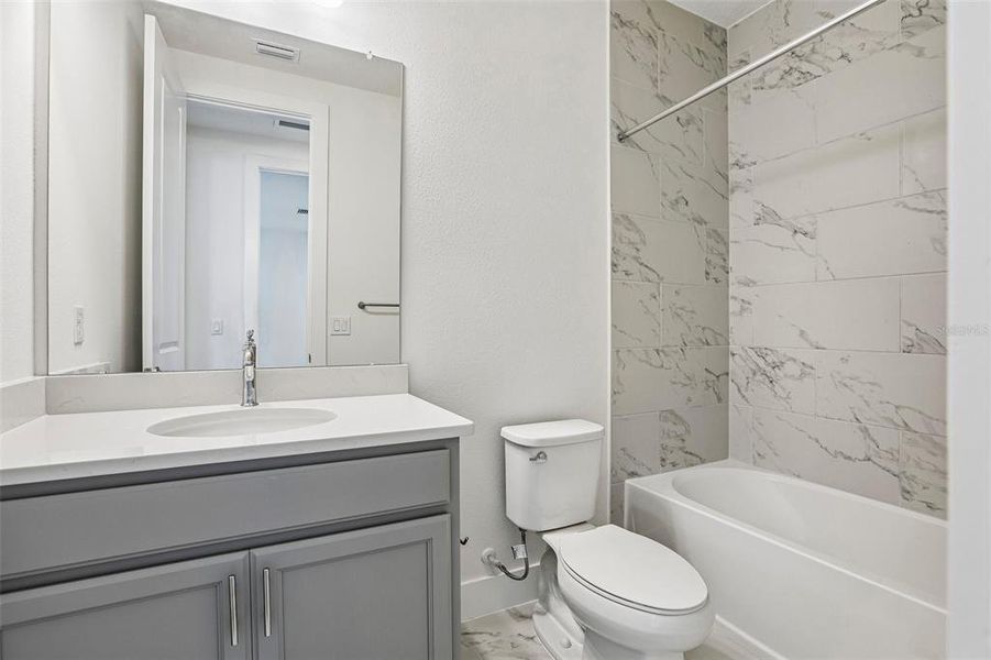 Furnished interior view inside a new home in Lagoon Residences at Epperson, Wesley Chapel (Image 13).