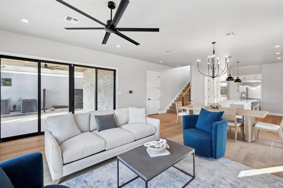 Furnished interior view inside a new home in , Graford (Image 10).