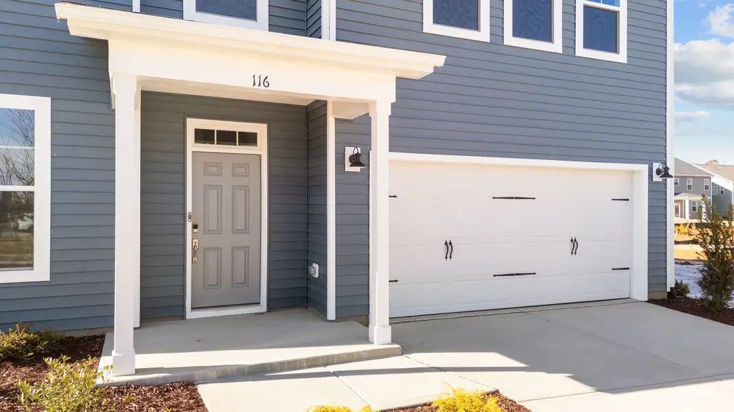 Exterior details and patio area of a home in Neill's Pointe, Angier (Image 4).