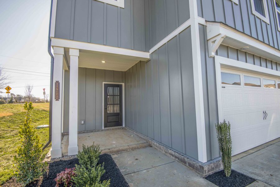 Exterior details and patio area of a home in Ivey Farms - The Grove Collection, Farragut (Image 25). Exterior details and patio area of a home in Ivey Farms - The Grove Collection, Farragut (Image 25).