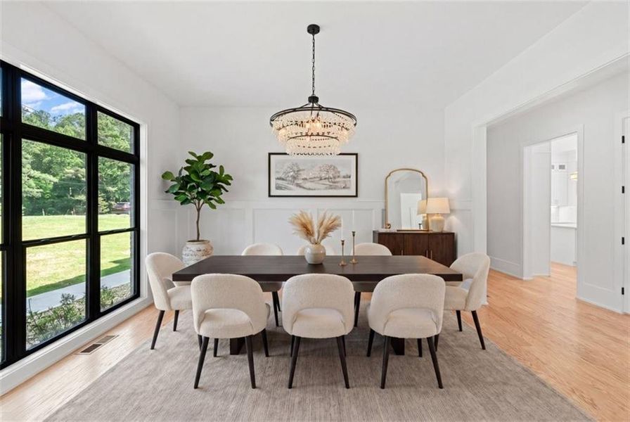 Furnished interior view inside a new home in , Acworth (Image 8). Furnished interior view inside a new home in , Acworth (Image 8).
