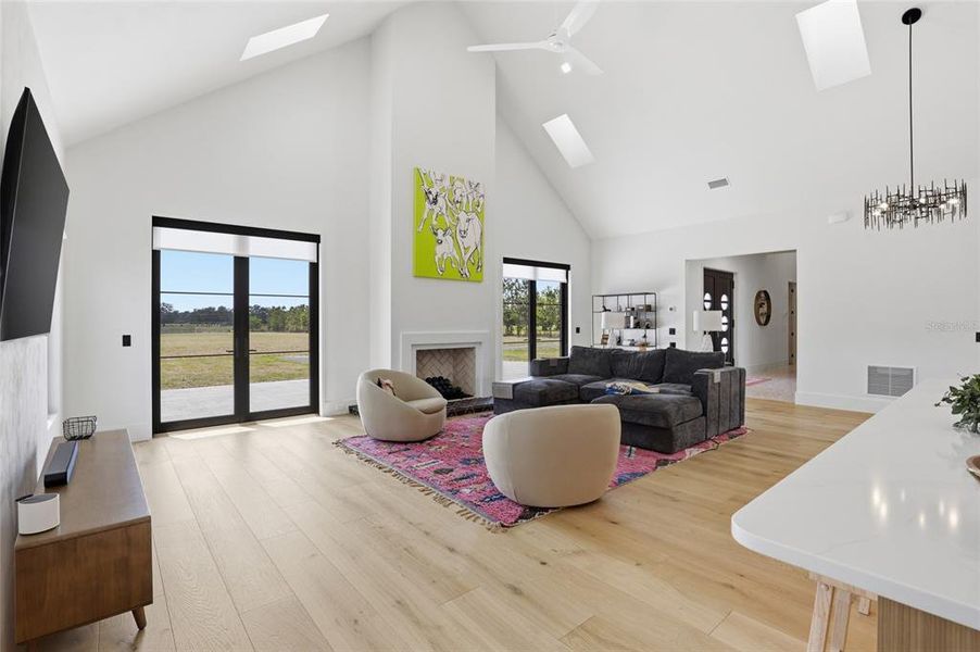 Furnished interior view inside a new home in , Alachua (Image 15).