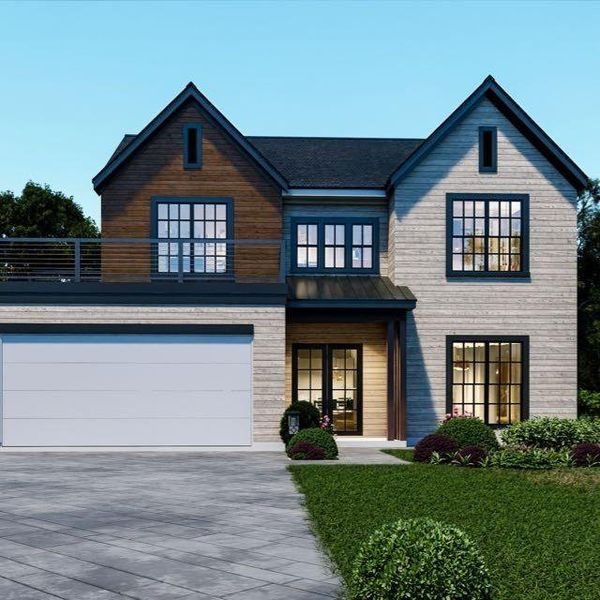 View of front of property featuring driveway and a garage View of front of property featuring driveway and a garage