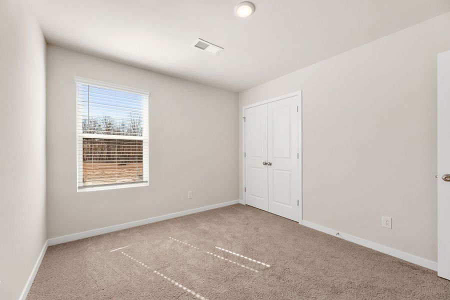 A room with white doors. A room with white doors.
