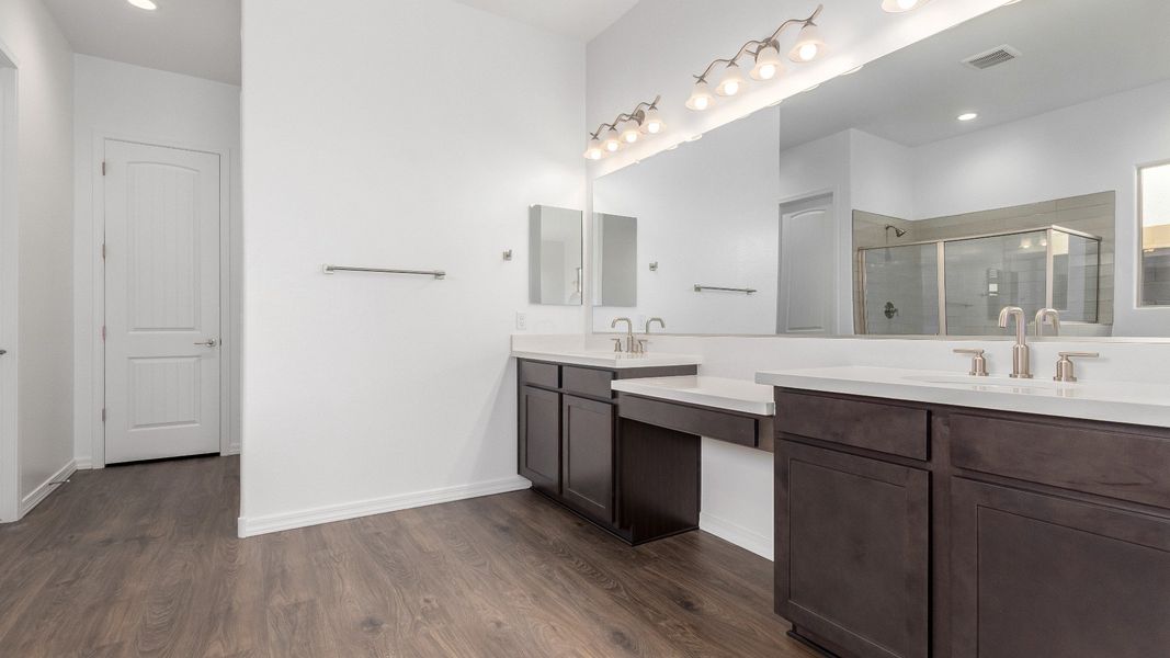 Furnished interior view inside a new home in Hacienda at Estrella, Goodyear (Image 18).