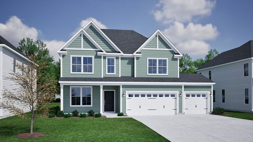 Representative exterior photo of a completed home built from the Mulberry - Vanguard Collection by Mungo Homes in Hanes Lake, Winston-Salem, NC (Image 14). Representative exterior photo of a completed home built from the Mulberry - Vanguard Collection by Mungo Homes in Hanes Lake, Winston-Salem, NC (Image 14).