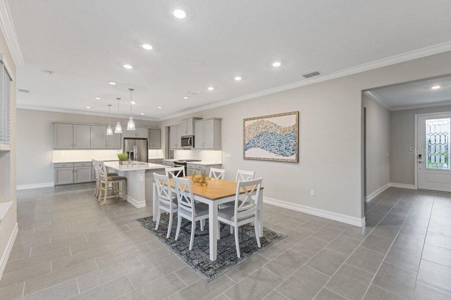 Furnished interior view inside a new home in Ocala Preserve, Ocala (Image 8).