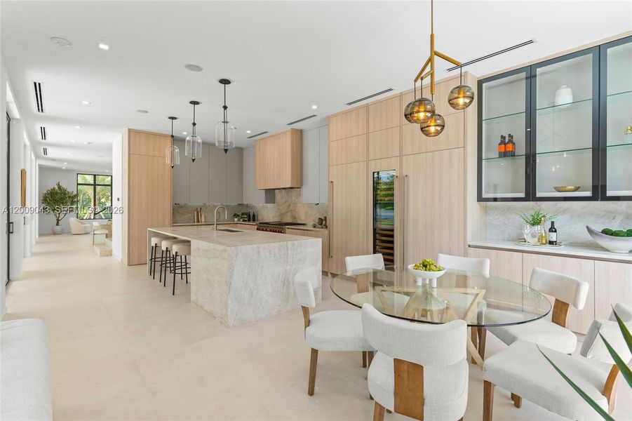 Furnished interior view inside a new home in , Coral Gables (Image 11).