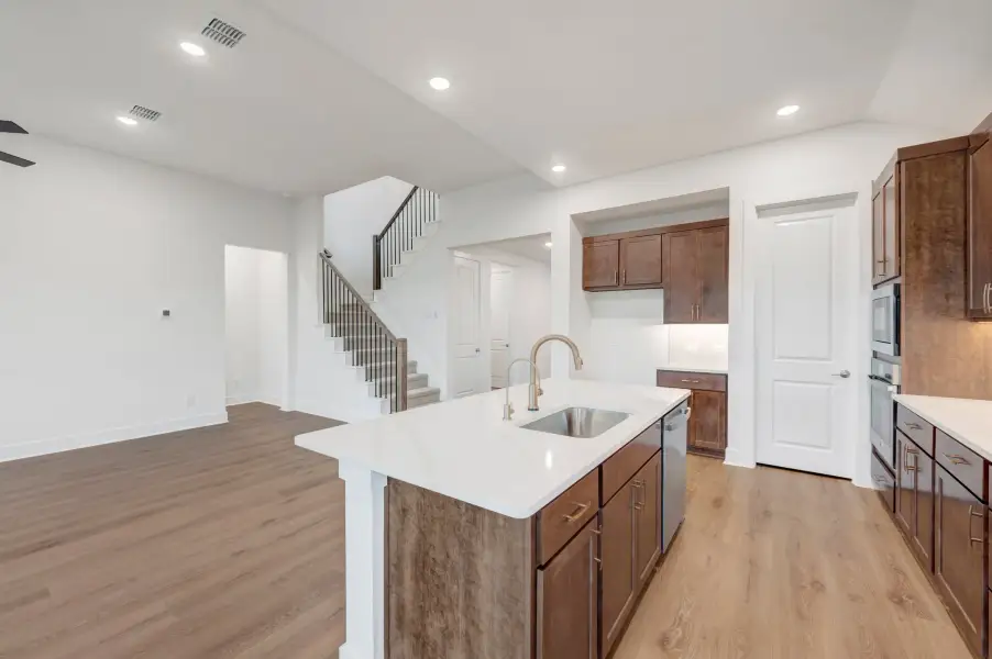 Furnished interior view inside a new home in LaPrelle, Fort Worth (Image 7).