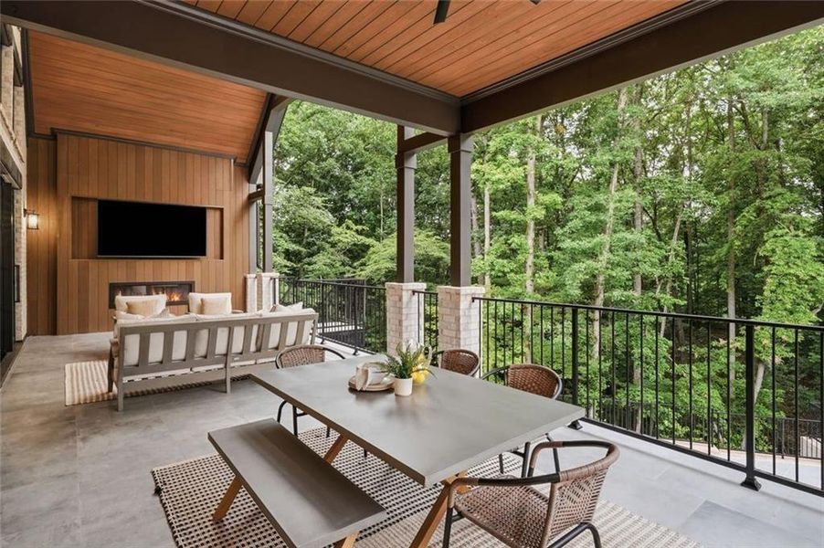 Exterior details and patio area of a home in , Alpharetta (Image 45). Exterior details and patio area of a home in , Alpharetta (Image 45).