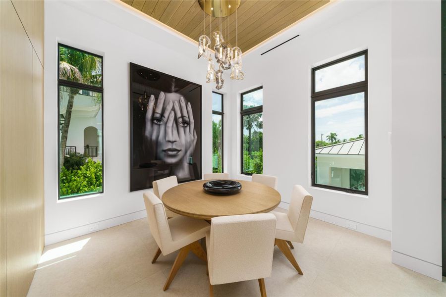 Furnished interior view inside a new home in , Ocean Ridge (Image 80).
