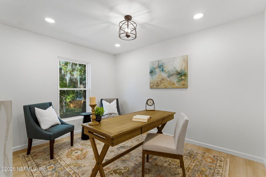 Furnished interior view inside a new home in , Jacksonville (Image 37).