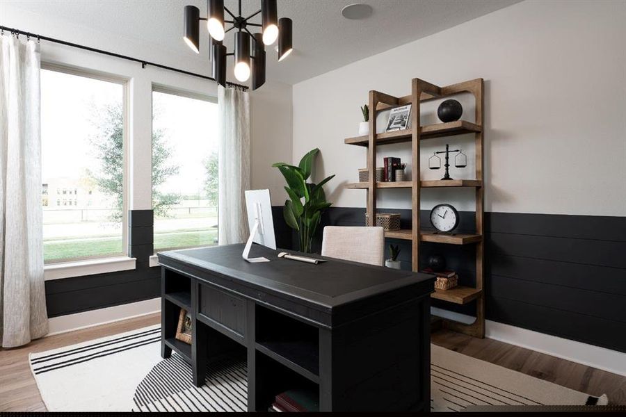 Furnished interior view inside a new home in Inspiration Collection at View at the Reserve, Mansfield (Image 12).