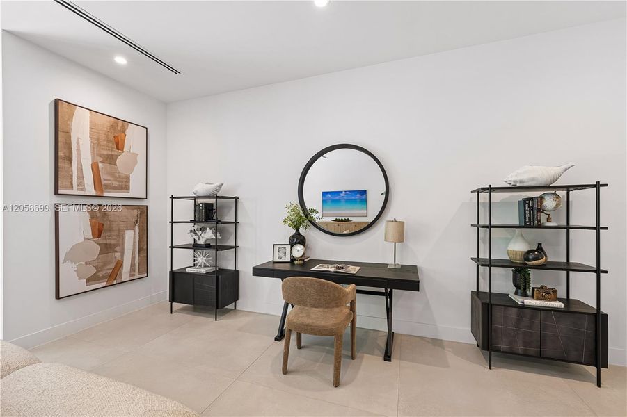 Furnished interior view inside a new home in , Miami (Image 19).